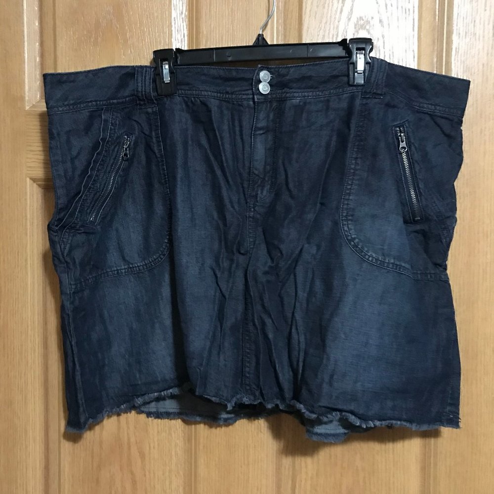 Lane Bryant jean skort size 24 worn once